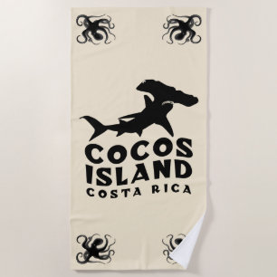 Serviette De Plage Plongée en tête de marteau au Costa Rica