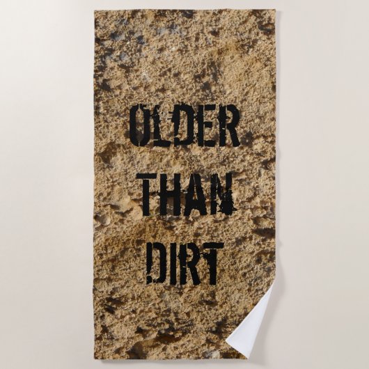 Serviette De Plage Plus âgé que la tête (Devant)