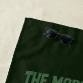 Serviette De Plage Plus j'aime mon chien (En situation)