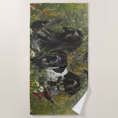 Serviette De Plage Pointeurs allemands à poils courts (Devant)