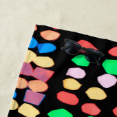 Serviette De Plage Points colorés (En situation)