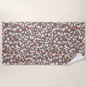 Serviette De Plage Points rétro (Devant)