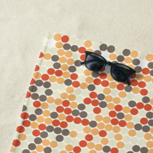 Serviette De Plage Points rétro