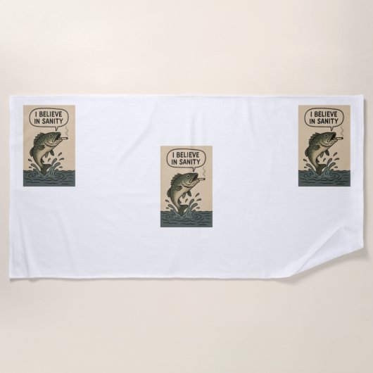 Serviette De Plage Poisson (Devant)