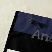 Serviette De Plage Poisson amusant et requin de pêche dessin animé se (En situation)