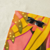 Serviette De Plage Poisson Angel (En situation)