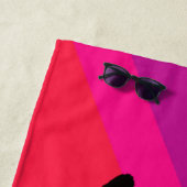 Serviette De Plage Poisson arc-en-ciel (En situation)