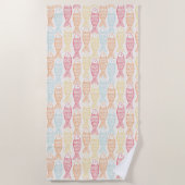 Serviette De Plage Poisson dans l'océan d'été  (Devant)