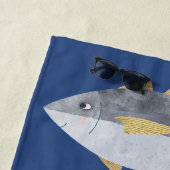 Serviette De Plage Poisson de thon (En situation)