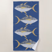 Serviette De Plage Poisson de thon (Devant)
