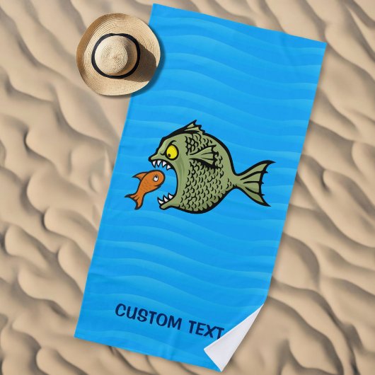 Serviette De Plage Poisson Intimidateur