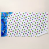 Serviette de plage Poisson Tropical (Devant)
