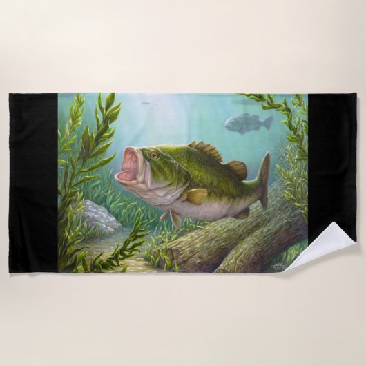 Serviette De Plage Poissons bas (Devant)