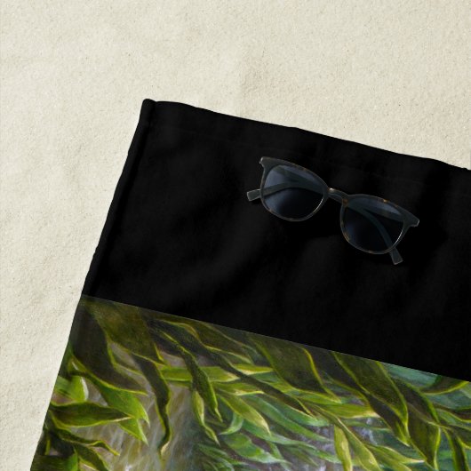 Serviette De Plage Poissons bas (En situation)