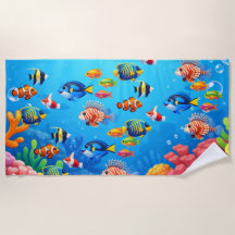 Poissons Tropicaux Sous la Mer