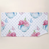 Serviette De Plage poitrine de la bouilloire à eau (Devant)