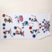 Serviette De Plage Pom-pom girl (Devant)