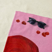 Serviette De Plage Pomegranate Beach Towel (En situation)