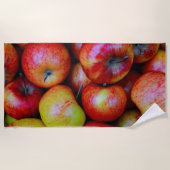 SERVIETTE DE PLAGE POMMES (Devant)