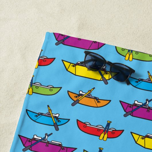 Serviette De Plage Pompe multicolore à eau vive (En situation)