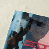 Serviette De Plage Pont d'or (En situation)