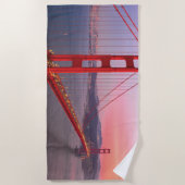 Serviette De Plage Pont d'or (Devant)