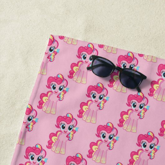 Serviette De Plage Pony (En situation)