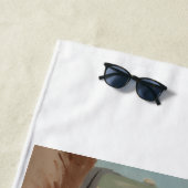 Serviette De Plage Poodles in Hippy Van (En situation)