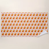 Serviette de plage Pooh (Devant)