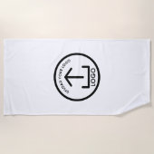 Serviette De Plage Pool de logo personnalisé Swag professionnel promo (Devant)