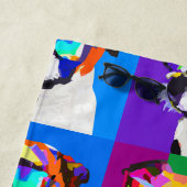 Serviette De Plage Pop Art Jack Russell Terriers (En situation)