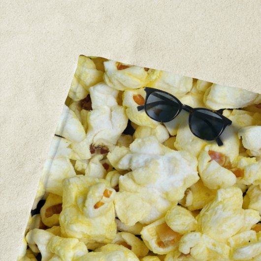 Serviette De Plage Popcorn (En situation)