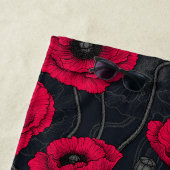 Serviette De Plage Poppies rouges (En situation)