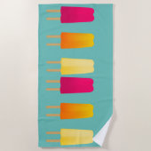 Serviette De Plage Popsicles (Devant)