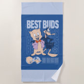 Serviette De Plage Porky Pig & DAFFY DUCK™ Best Buds (Devant)