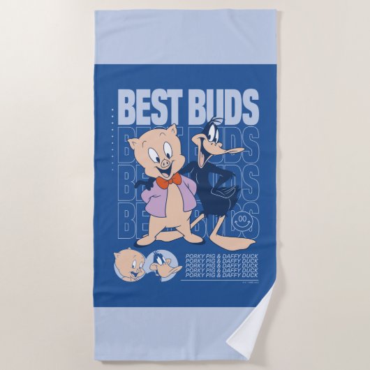 Serviette De Plage Porky Pig & DAFFY DUCK™ Best Buds (Devant)