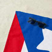 Serviette de plage portoricaine (En situation)