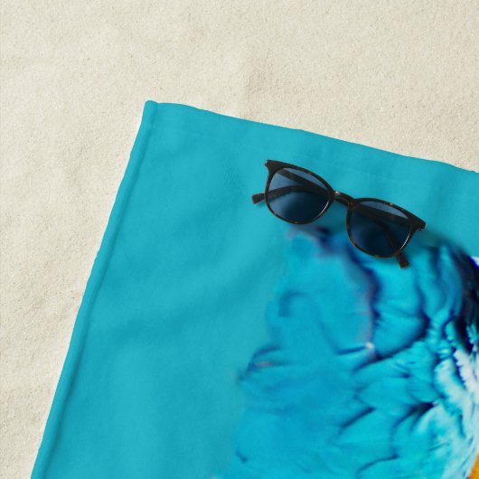 Serviette De Plage Portrait de Parrot (En situation)