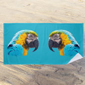 Serviette De Plage Portrait de Parrot