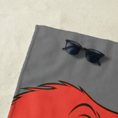 Serviette De Plage Pose Gossamer Menacer (En situation)