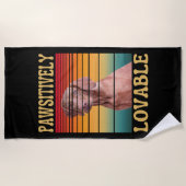 SERVIETTE DE PLAGE POSITIVEMENT MIGNON (Devant)