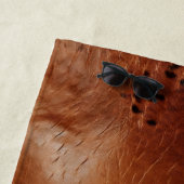 Serviette De Plage Poster de animal Brown (En situation)