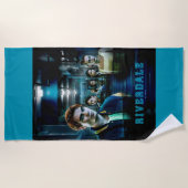 Serviette De Plage Poster de l'allée inondable de Riverdale (Devant)