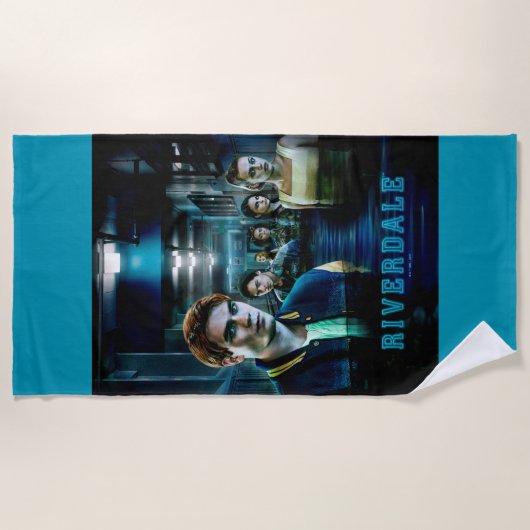 Serviette De Plage Poster de l'allée inondable de Riverdale (Devant)