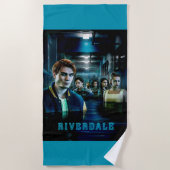 Serviette De Plage Poster de l'allée inondable de Riverdale (Devant)