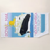 Serviette De Plage POSTER DE VOYAGE ROYAL vintage (Devant)