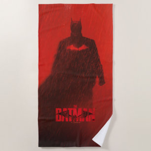 Serviette De Plage Poster graphique de l'affiche du théâtre Batman Re