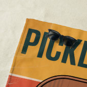 Serviette De Plage Poster Pickleball Classic 1965 Pour Les Ventilateu (En situation)