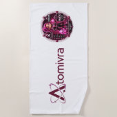 Serviette De Plage Potassium ATOMIVRA (Devant)