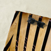 Serviette De Plage Poteaux En Bois, (En situation)